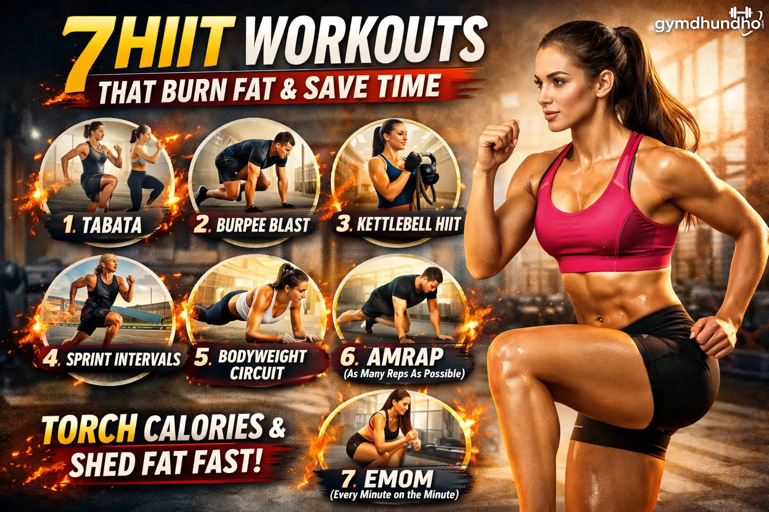7 HIIT Workouts That Burn Fat & Save Time
