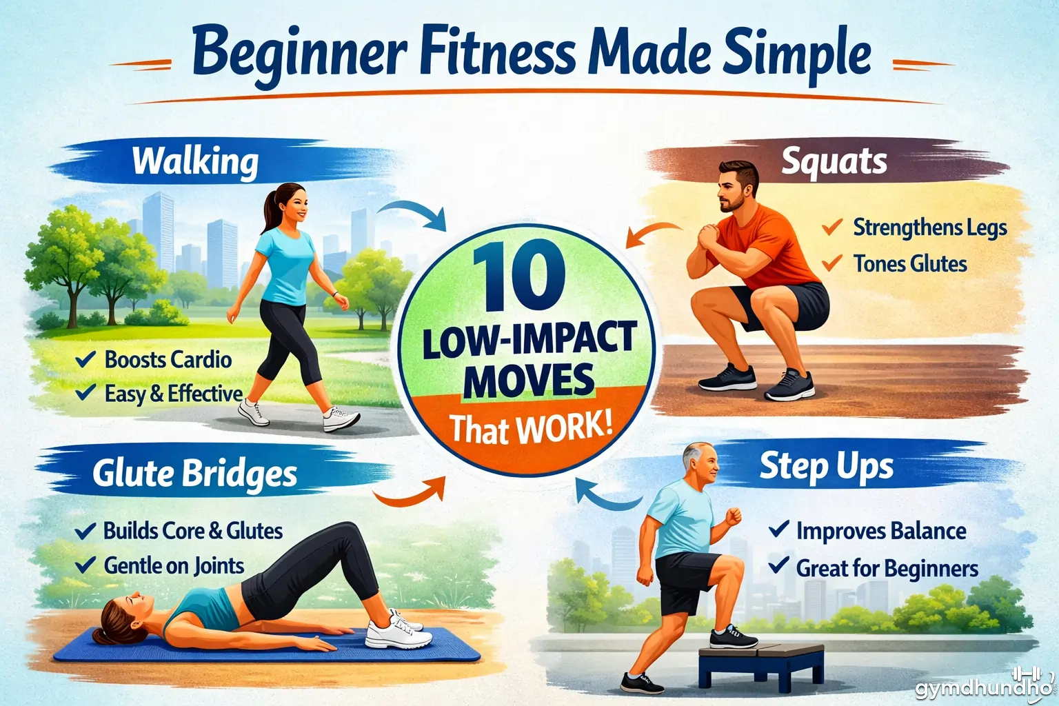 Beginner Fitness Made Simple_ 10 Low Impact Moves That Actually Work