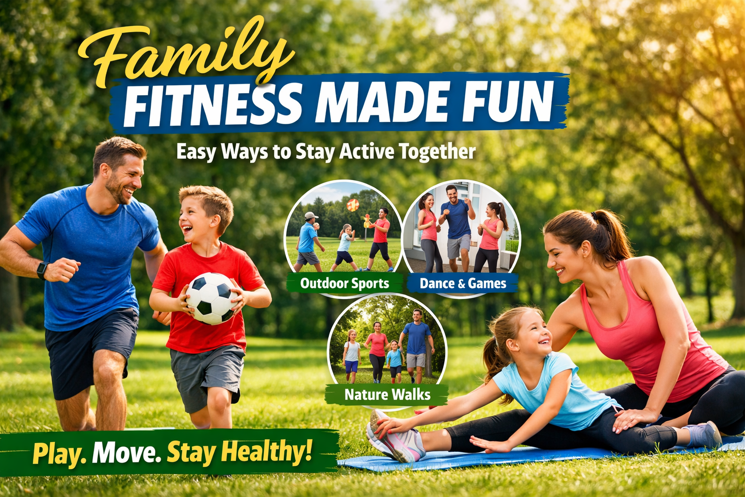 Family Fitness Made Fun: Easy Ways to Stay Active Together
