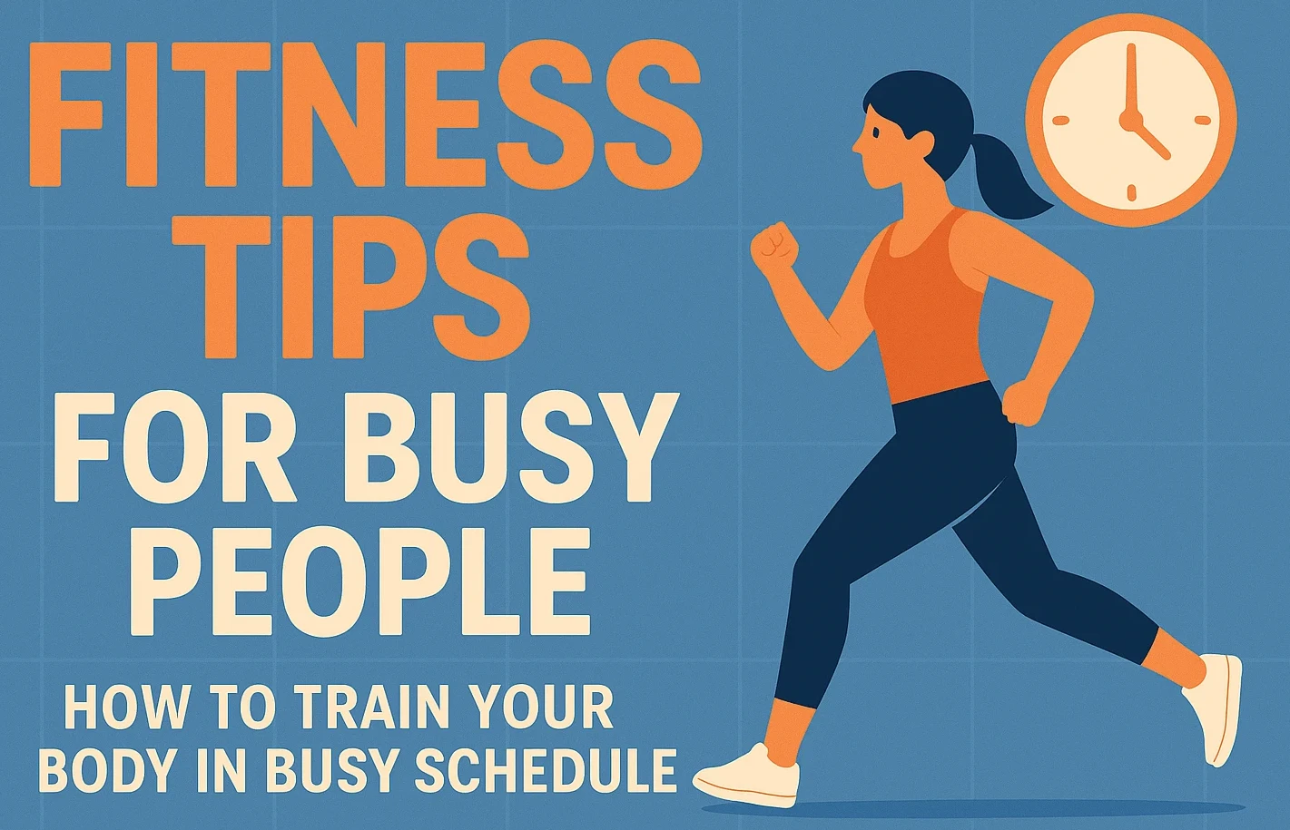 Fitness Tips for Busy People: How to Train Your Body In Busy Schedule