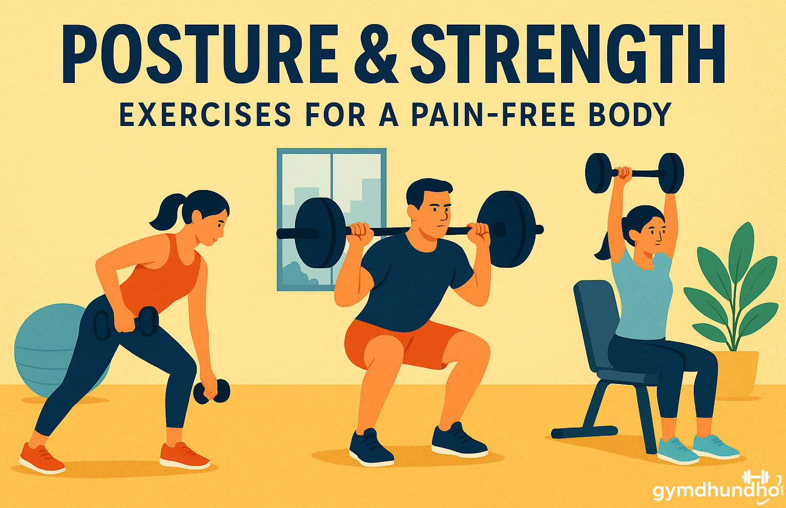Posture & Strength: Exercises for a Pain Free Body