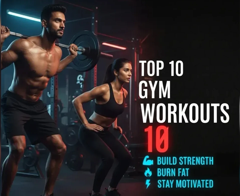Top 10 Gym Workouts to Build Strength, Burn Fat, and Stay Motivated